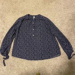 Old Navy Oversized corduroy like Top Sz S